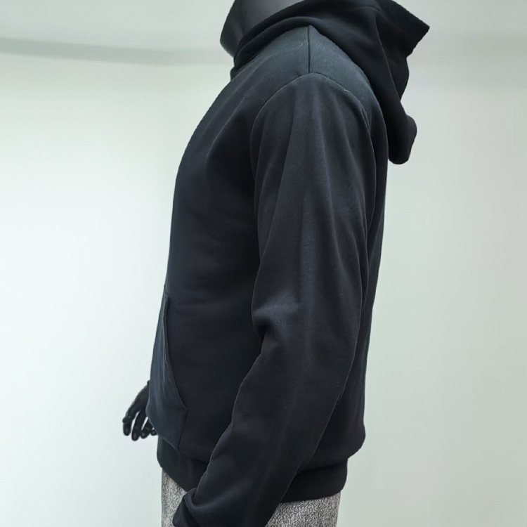 Soft Guard Armor – Black Hooded Cut-Resistant Hoodie