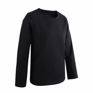 Black Soft Cut-Resistant Long-Sleeve Shirt