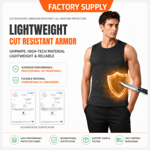 Light Armor – Black Dual-Layer Cut and Puncture-Resistant Vest