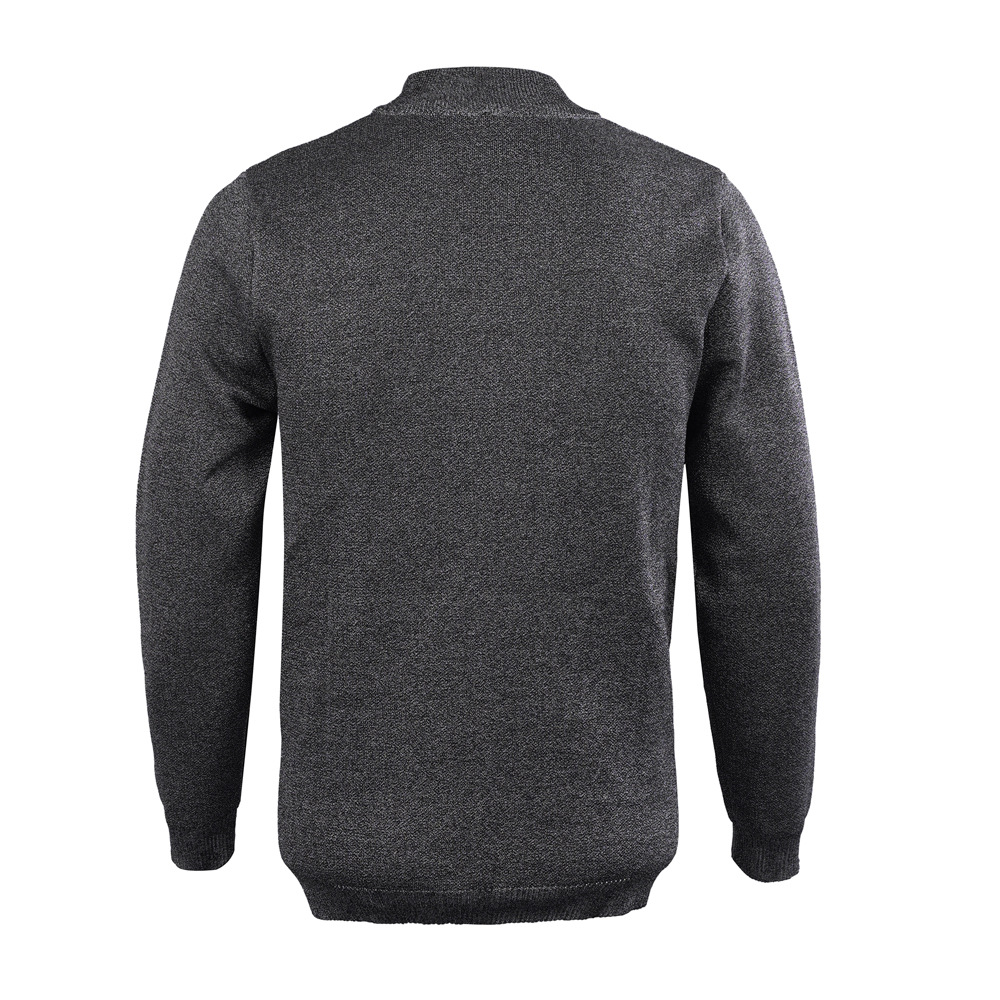 Gray Outdoor Light Armor Cut-Resistant Half-Turtleneck Shirt