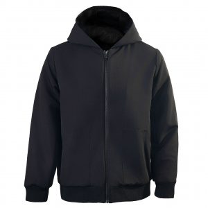 Light Armor – Black Hooded Cut-Resistant Jacket