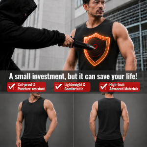ultra thin invisible stab resistant vest for inner wear